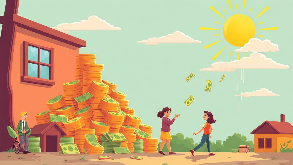 정부 기여금, 얼마나 받을까? (cartoon 스타일)