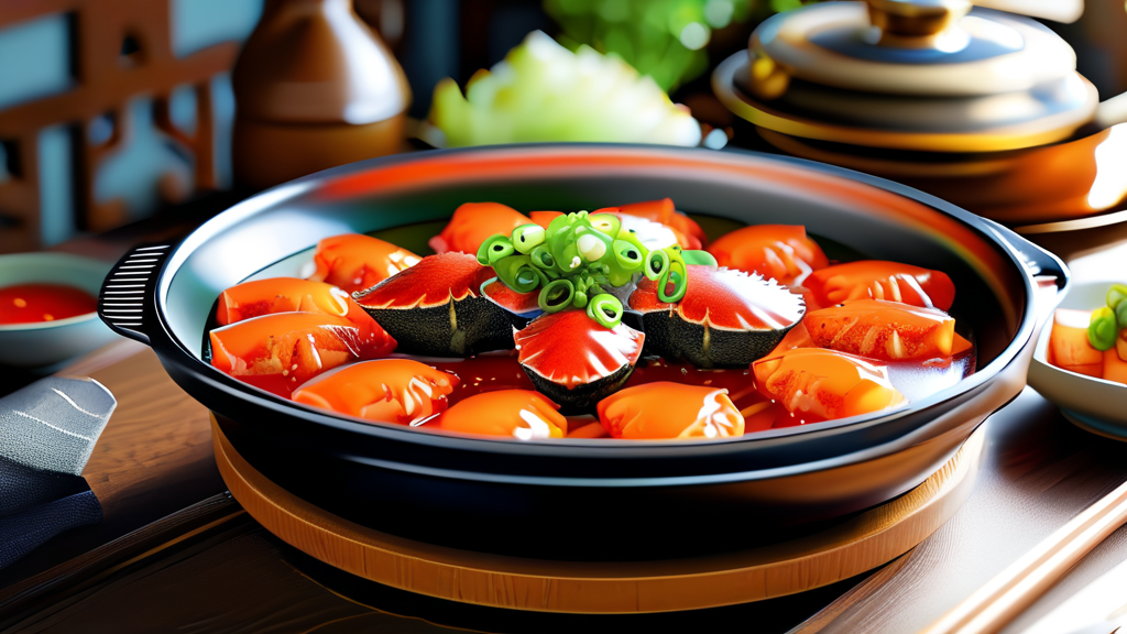 진도 맛집 탐방: 축제 기간 놓치지 말아야 할 음식들 (realistic 스타일)