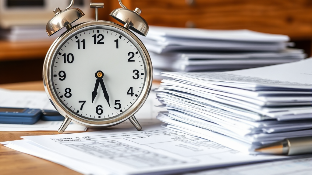 상속세 신고 기한 & 주의사항 정리 (realistic 스타일)