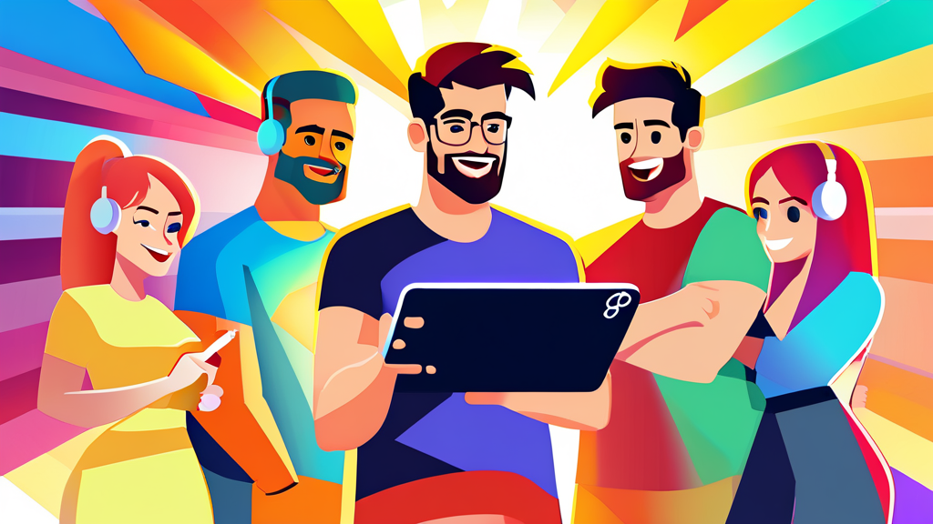 생산성을 높이는 S펜과 배터리: 당신의 아이디어를 현실로 (cartoon 스타일)