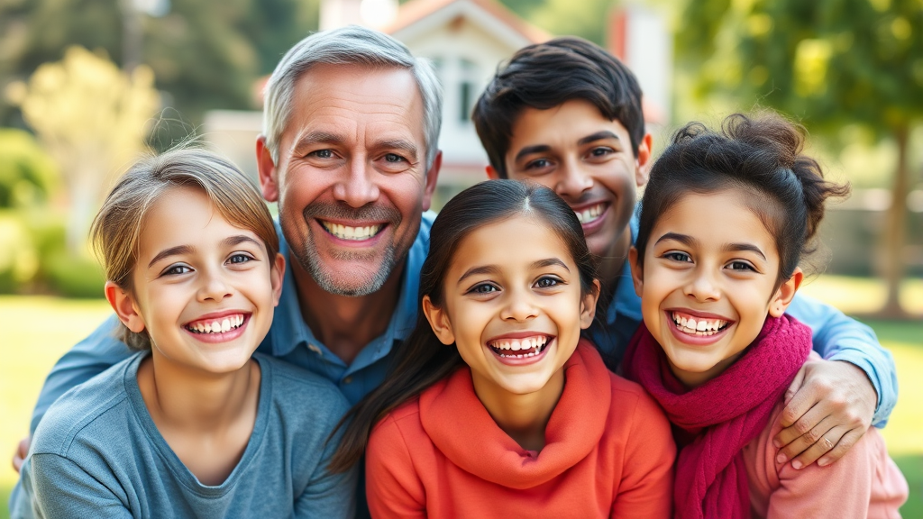 가족 치아보험 점검 중요성 (realistic 스타일)