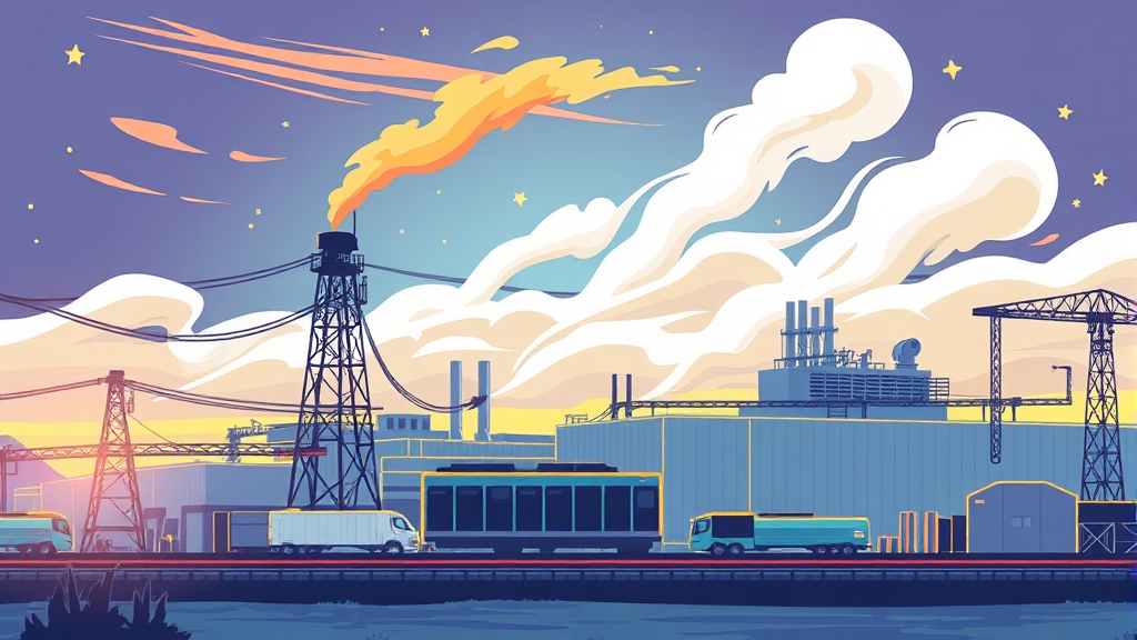 IRA 법안과 SKIET 수혜 전망 (illustration 스타일)