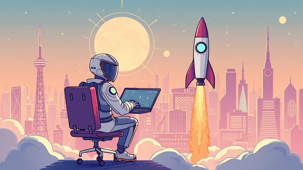 기업 AI 혁신 사례: 코파일럿 도입 효과 (illustration 스타일)