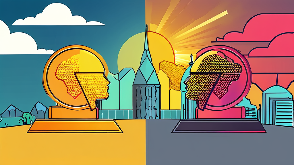 금 ETF vs 실물 금 투자: 핵심 비교와 선택 가이드 (cartoon 스타일)