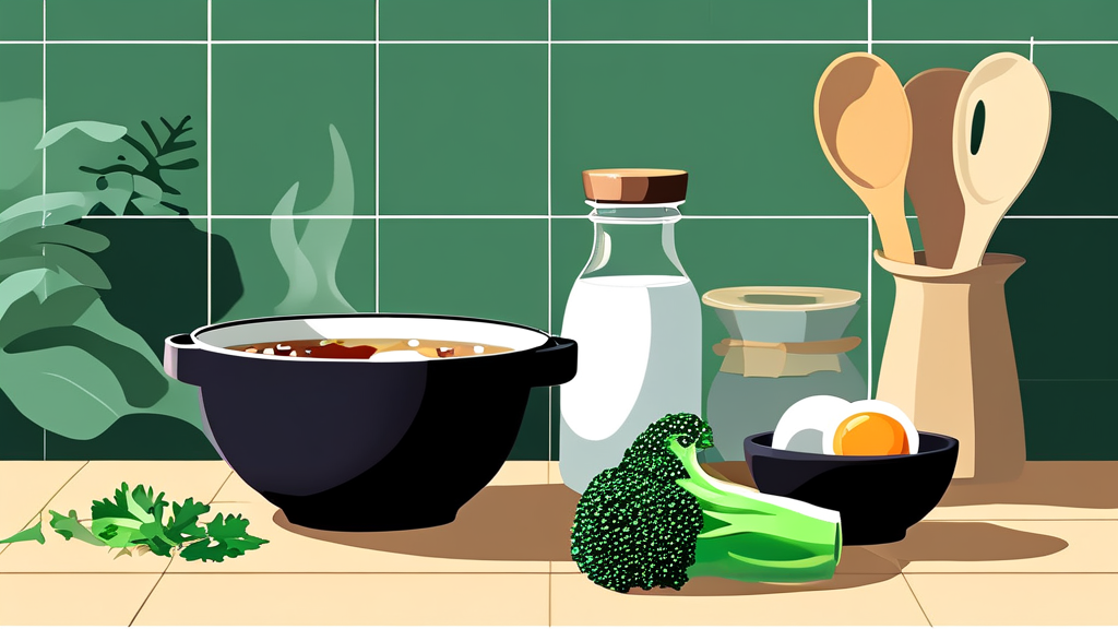 다시마 활용법: 육수 맛을 살리는 비결 (illustration 스타일)