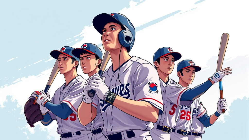 대한민국 대표팀 최종 명단 및 전력 분석 (illustration 스타일)