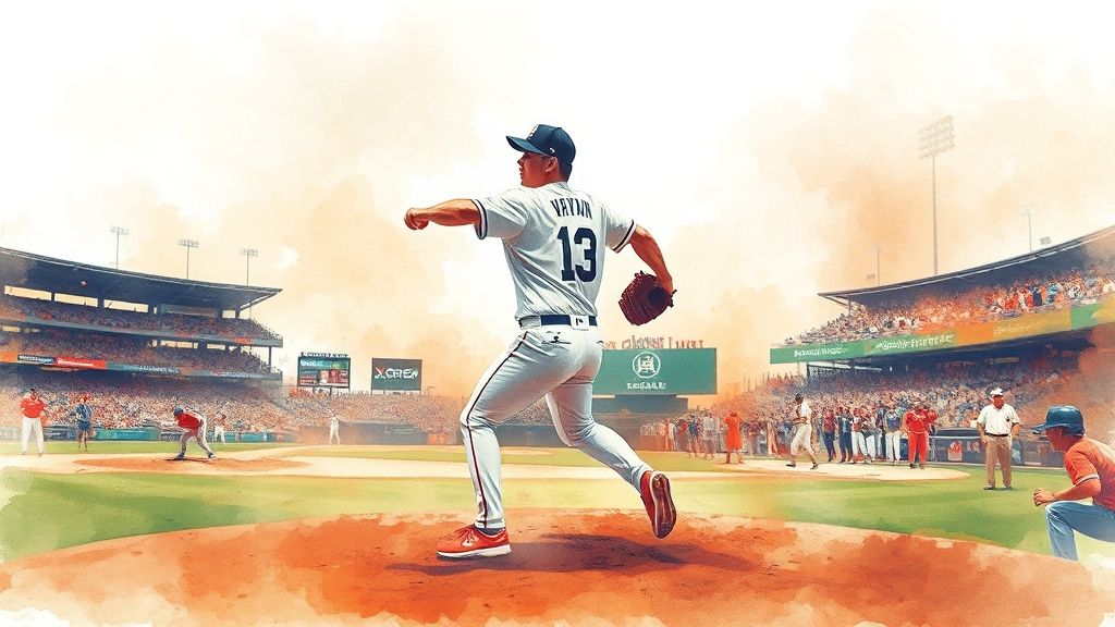 류현진, 도전의 의미 (watercolor 스타일)