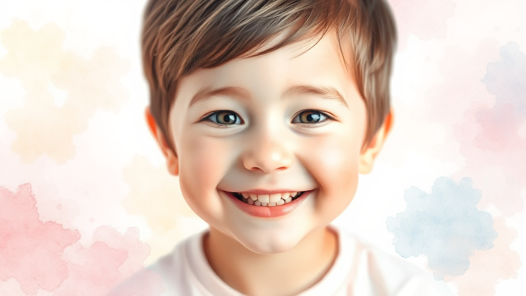 어린이 MBTI 검사 (watercolor 스타일)