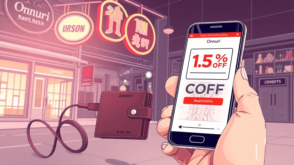 디지털 온누리상품권, 이렇게 구매하세요! (illustration 스타일)