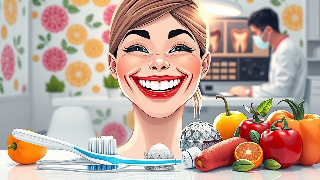 잇몸 질환, 이렇게 예방해요! (illustration 스타일)