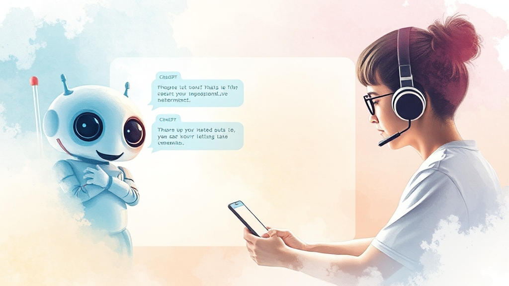 챗GPT란 무엇일까요? (watercolor 스타일)