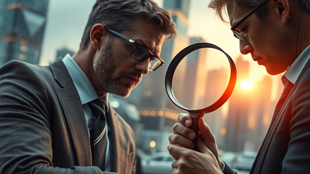 리스크 & 기회 요인, 꼼꼼히 따져보자 (realistic 스타일)