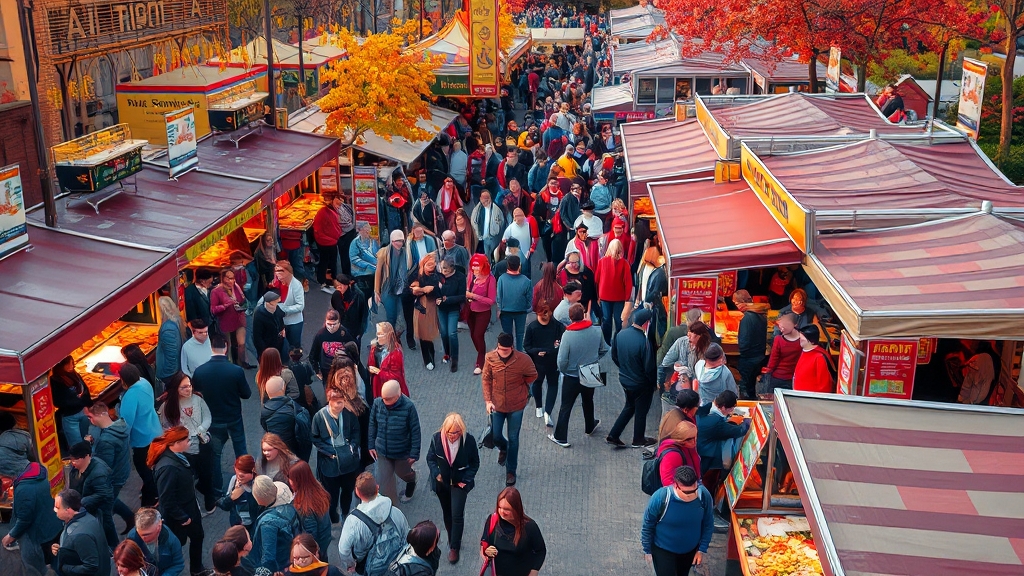 행사장 배치도 및 주차 정보 (realistic 스타일)