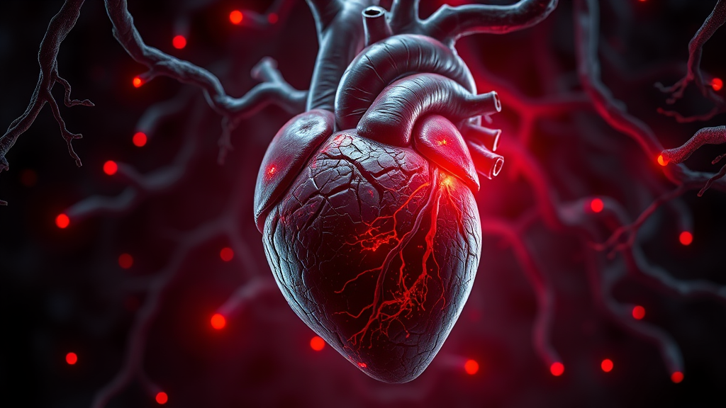 심근경색이란? (realistic 스타일)