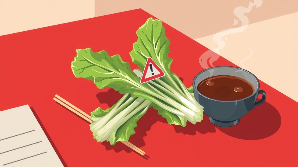 섭취 시 주의사항 (illustration 스타일)