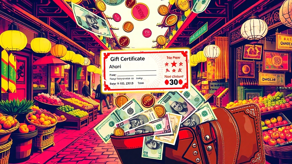 온누리상품권, 똑똑하게 사용하는 방법 (popart 스타일)