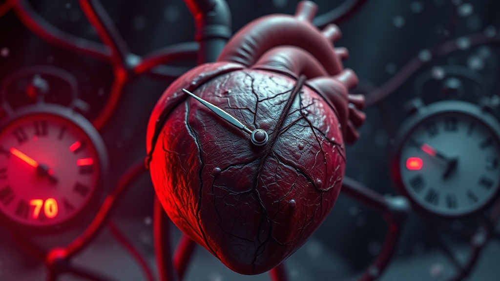 심근경색이란? (realistic 스타일)