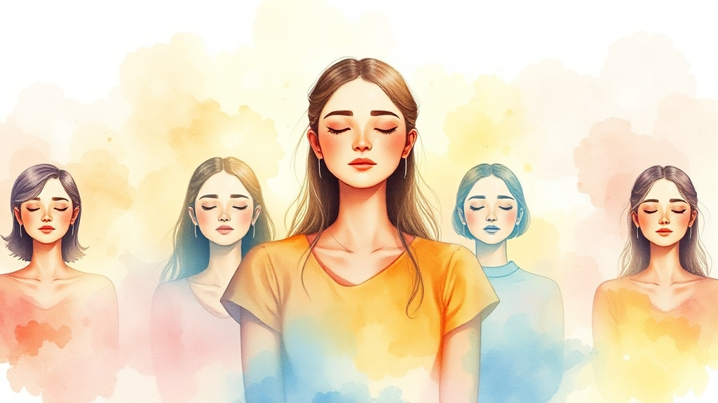 MBTI 활용 시 주의사항 (watercolor 스타일)