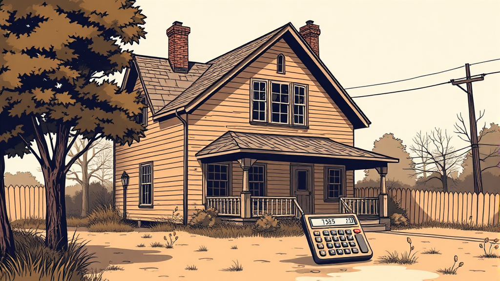 재개발 투자, 세금 고려 사항은? (illustration 스타일)