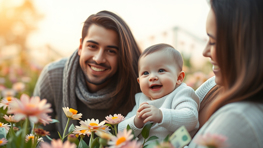 다른 육아 지원 정책도 있어요 (realistic 스타일)