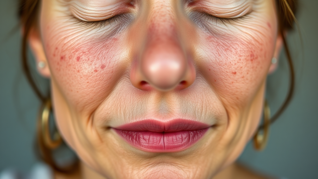 크림 사용 전후 피부 컨디션 변화 이미지