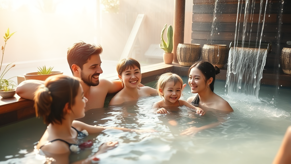 스파월드 시설, 뭐가 있을까? (realistic 스타일)