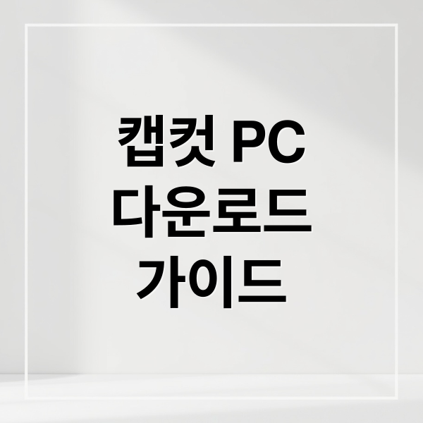 캡컷 PC
다운로드
가이드 (캡컷 PC 다운로드)