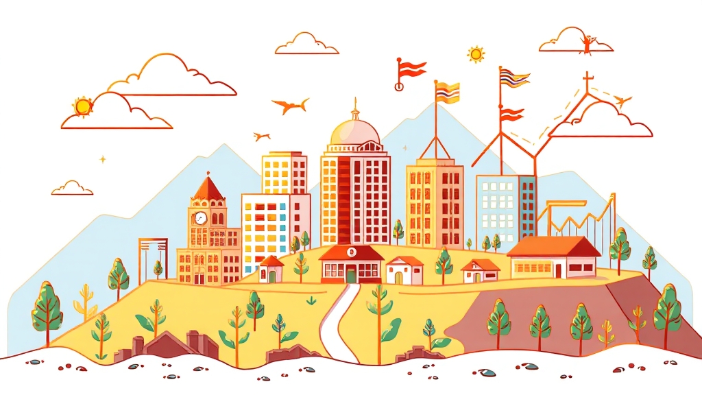 부동산 투자 종류는? (illustration 스타일)