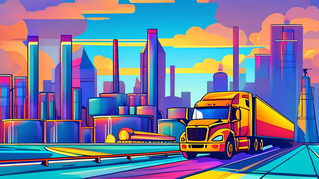 투자 전략: 유가 변동성과 수혜/악재 업종 분석 (cartoon 스타일)