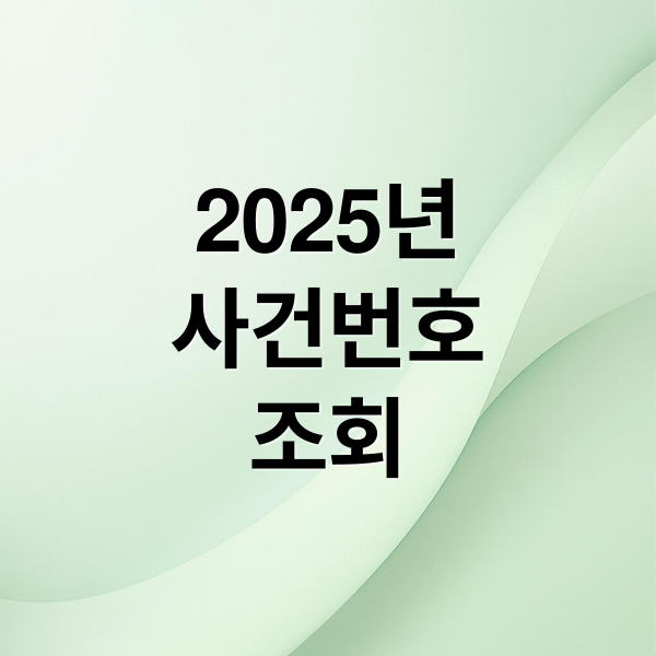 2025년
사건번호
조회 (사건번호 조회 방법)