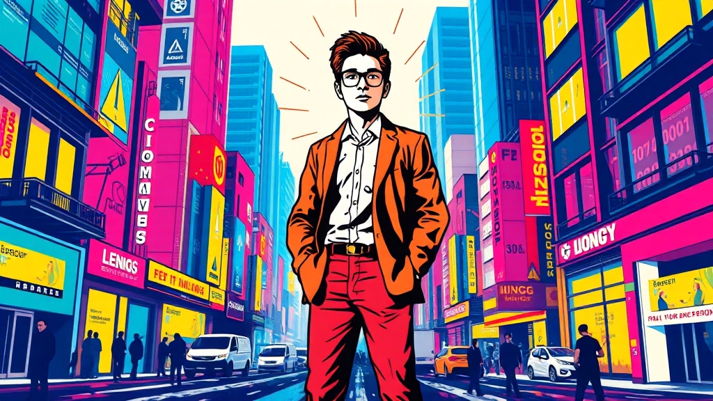 K디지털트레이닝, 미래를 위한 투자! (popart 스타일)