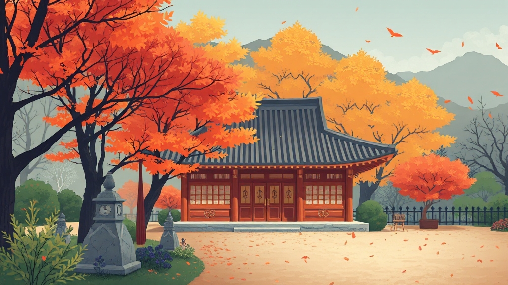 화담숲 근처 숙소 핵심 정보 (illustration 스타일)