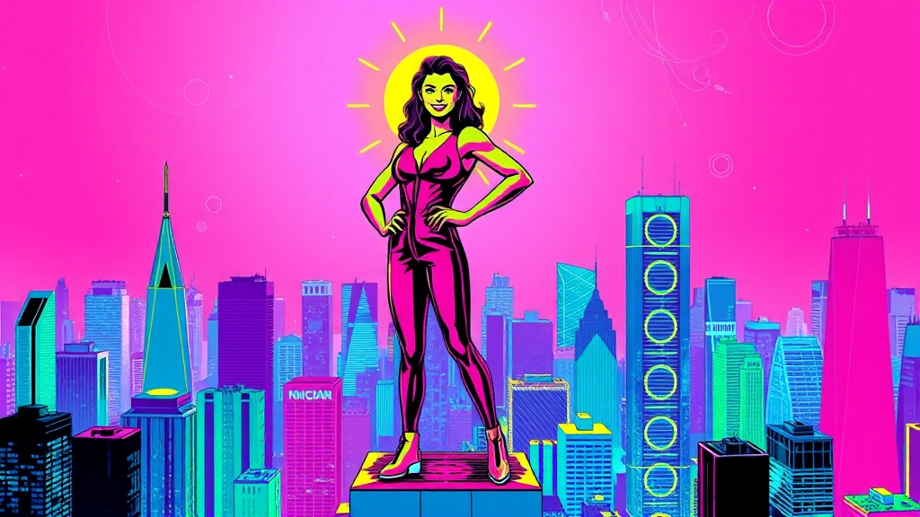 SMR 투자, 미래를 위한 현명한 선택 (popart 스타일)