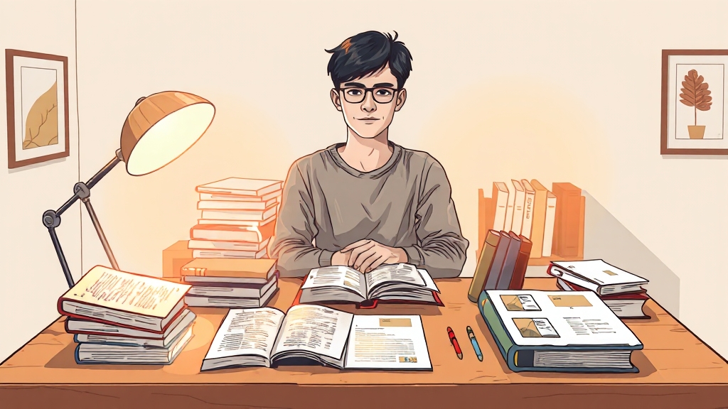 효과적인 학습 방법 (illustration 스타일)