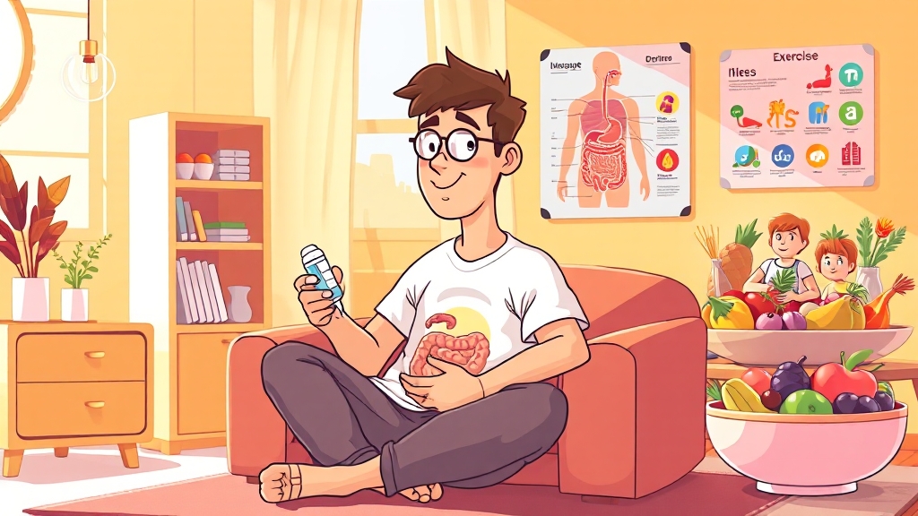 병원 진료와 치료 과정 (cartoon 스타일)