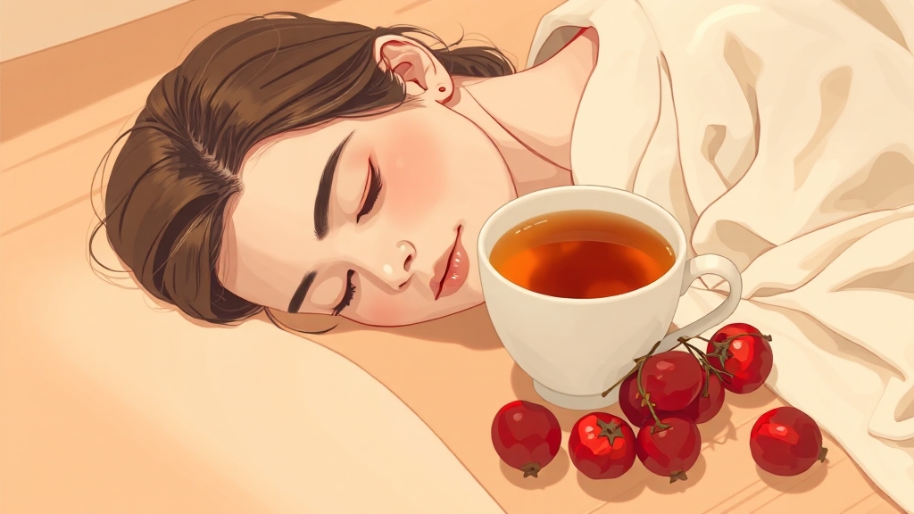 대추의 놀라운 효능 (illustration 스타일)