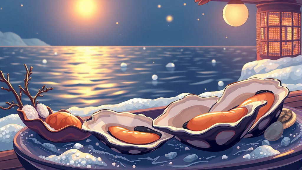 투데이 맛집, 포항 과메기 & 석화 위치는? (illustration 스타일)