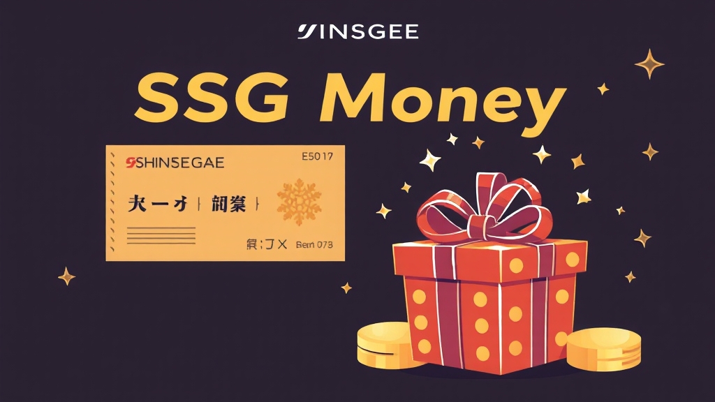 똑똑한 소비, SSG MONEY로! (illustration 스타일)