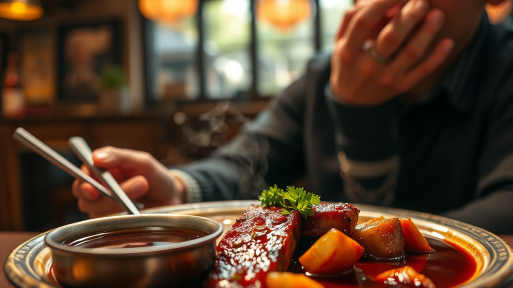 조림 돈가스 의미