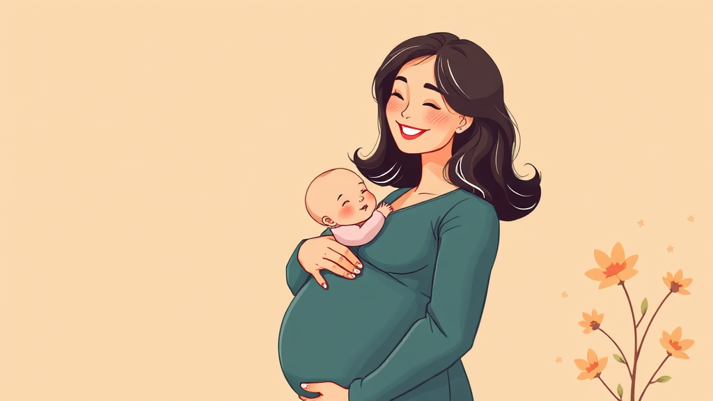 임신바우처, 무엇일까요? (illustration 스타일)