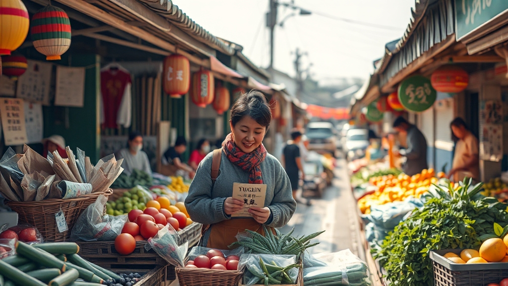 5일장 vs 중앙시장 비교 분석! (realistic 스타일)