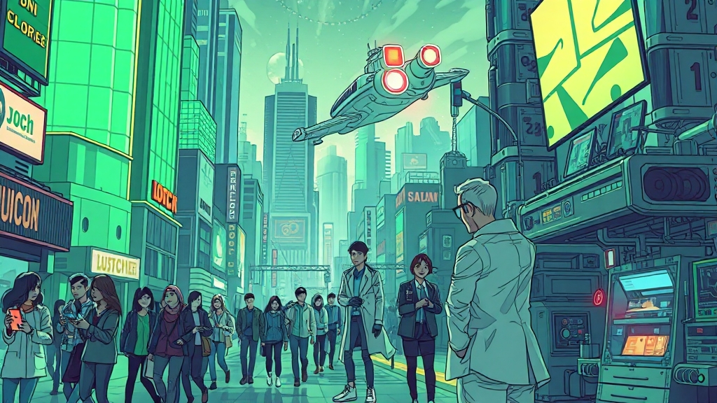 SF, 과학 발전에 영감을 주다 (cartoon 스타일)