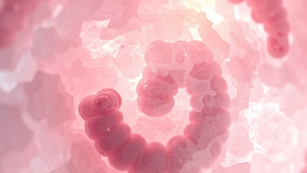 대장 용종 진단: 대장내시경 (watercolor 스타일)