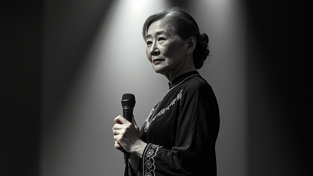 이미자 프로필 (realistic 스타일)