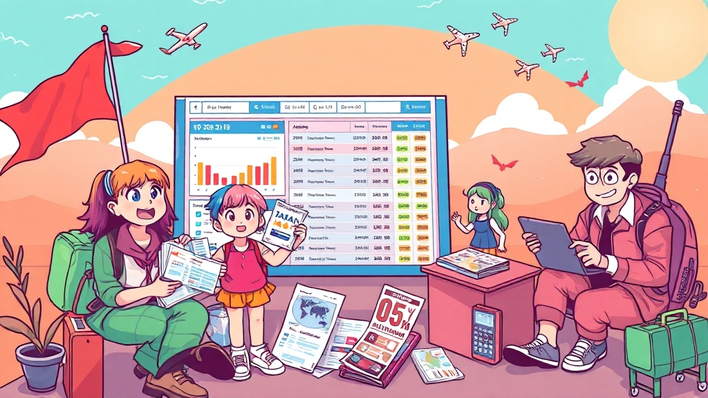 최저가 예약, 언제 해야 할까? (cartoon 스타일)