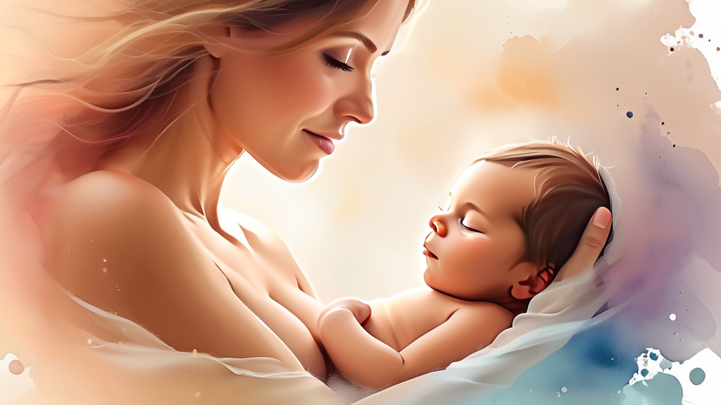 산후 갑상선염에 대한 궁금증 해결 (watercolor 스타일)