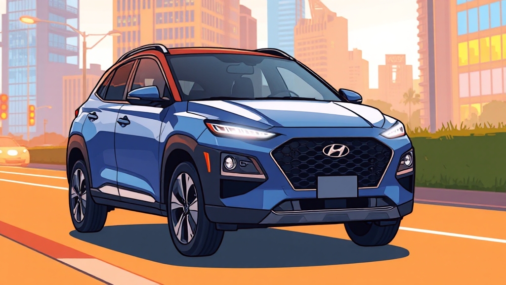 코나 하이브리드, 어떤 차? (cartoon 스타일)