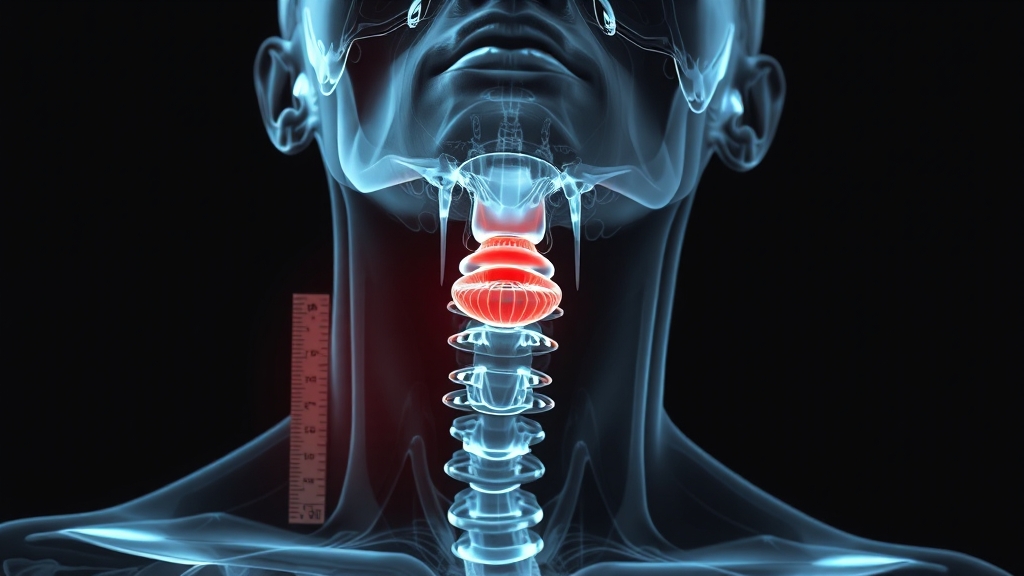 목 물혹, 원인은 무엇일까? (realistic 스타일)