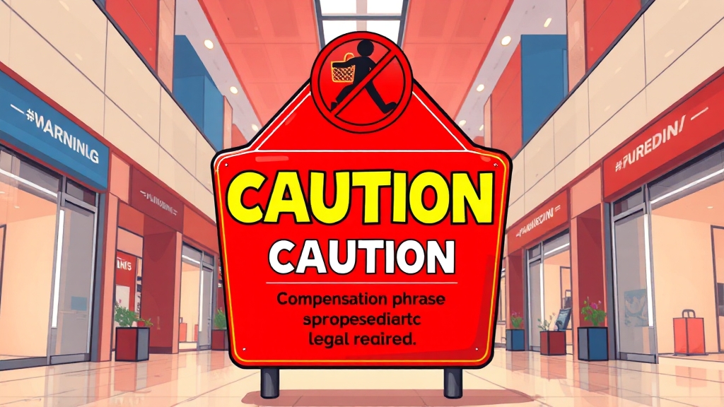 쇼핑 커넥트 주의사항 (cartoon 스타일)