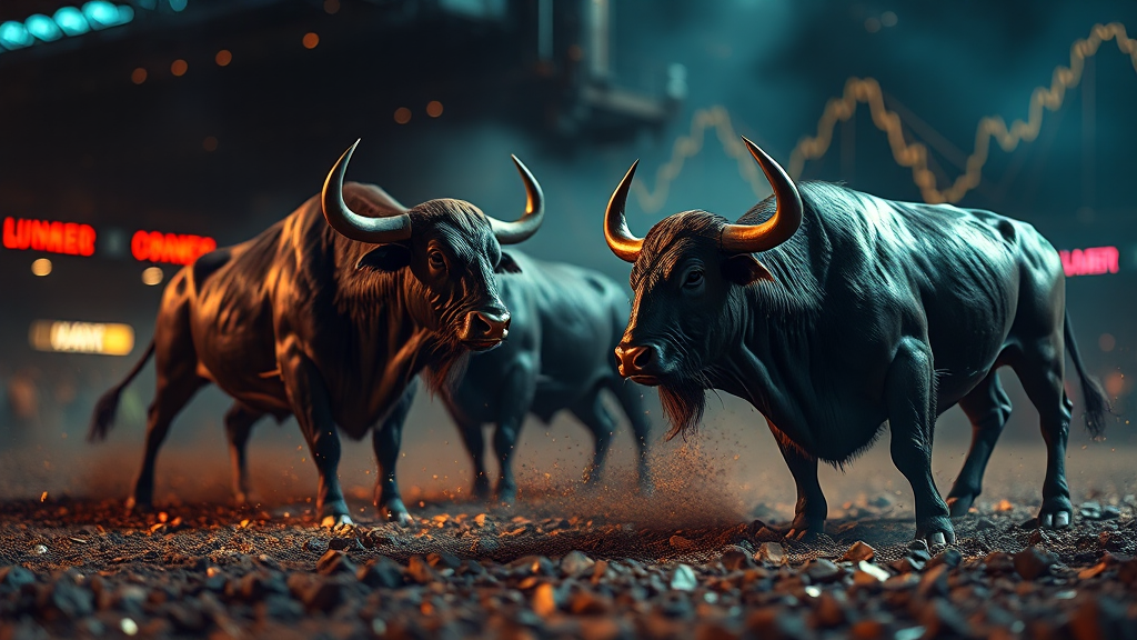 비트코인 현재 시장은? (realistic 스타일)